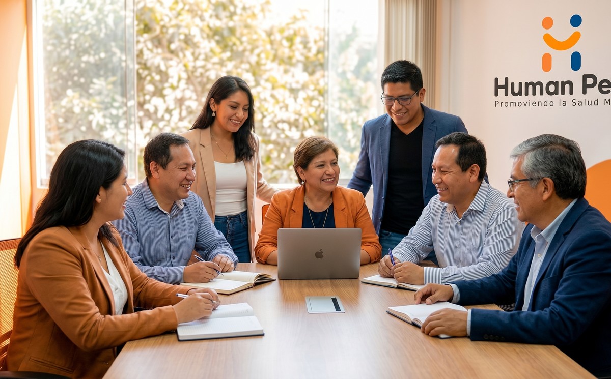 Equipo de Human Perú trabajando por la salud mental