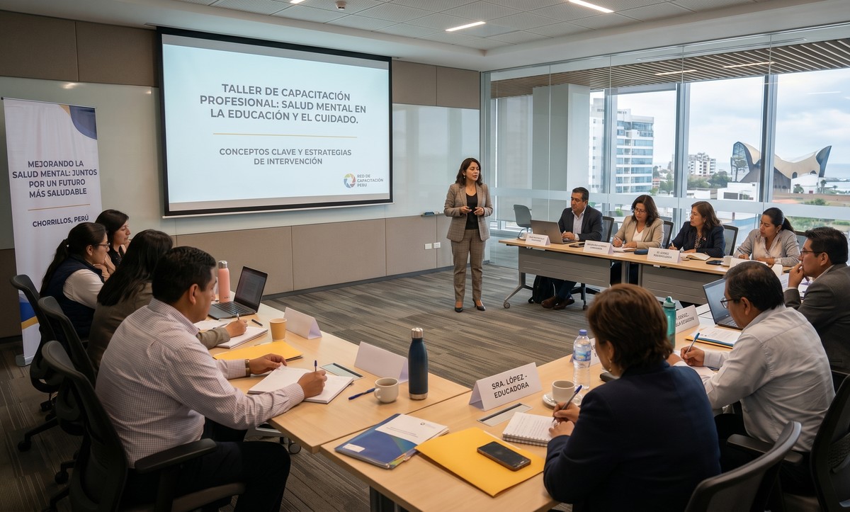 Capacitación sobre salud mental para profesionales